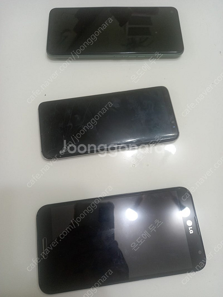 휴대폰3대 일괄 택포 15000원에 판매--0