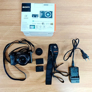 소니 A6000 미러리스 카메라 + 번들렌즈