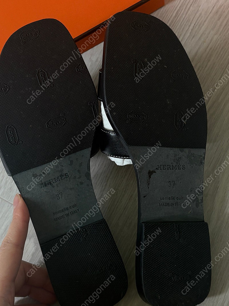 에르메스 오란 블랙37 이미지