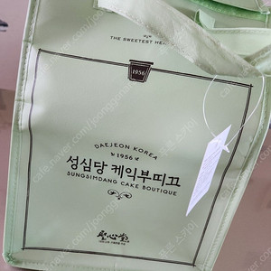 대전 성심당 케이크 보냉백 다양도로 활용