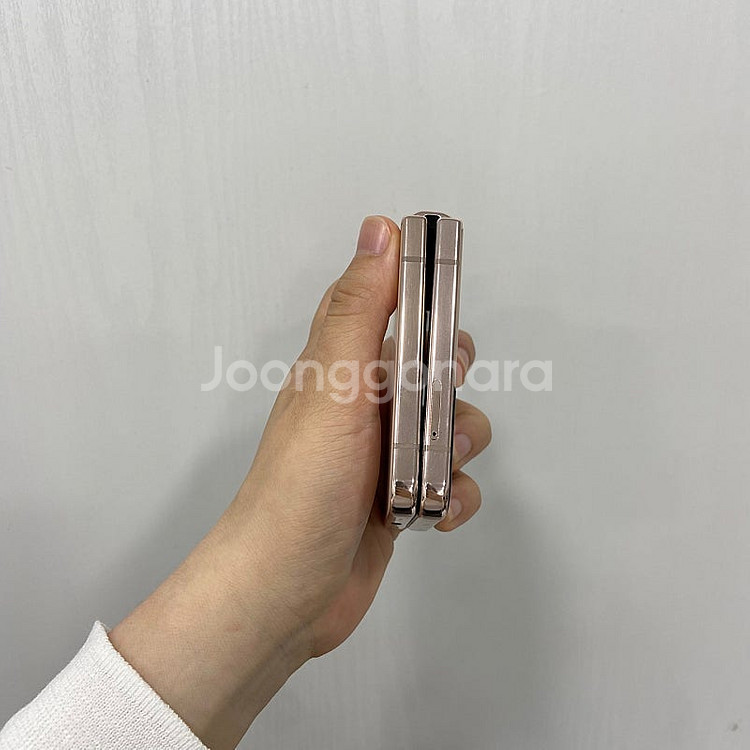 96698 갤럭시Z플립4 핑크골드 256GB 부산 중고...--3