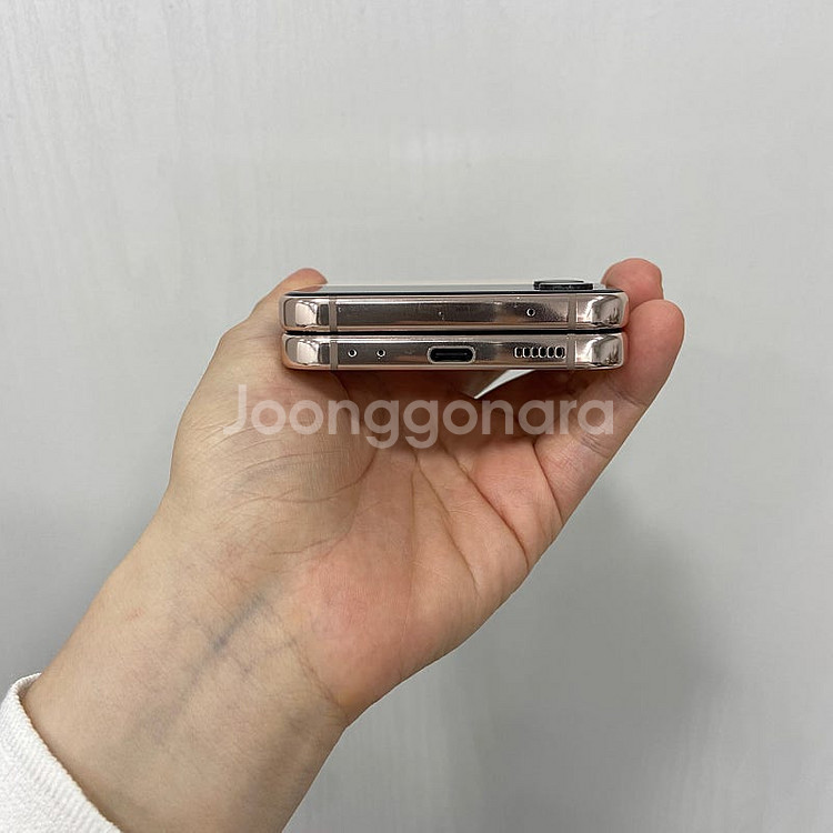 96698 갤럭시Z플립4 핑크골드 256GB 부산 중고...--4