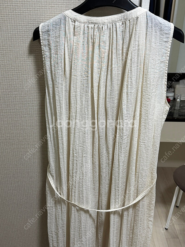 킨더살몬 린넨 carme shirt dress--3
