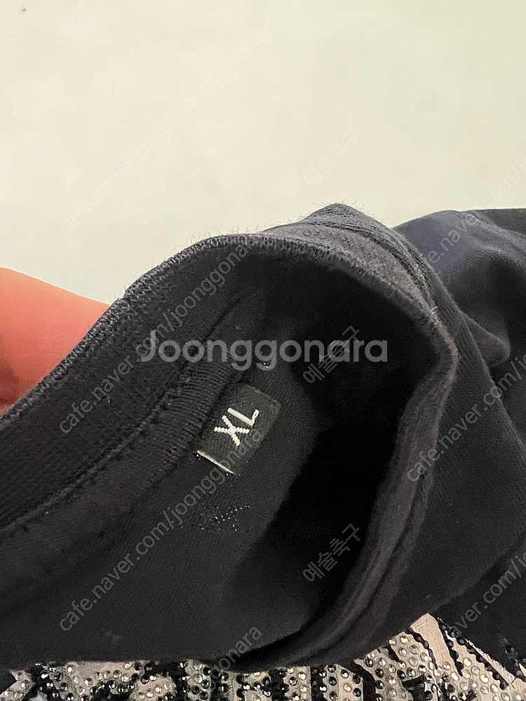 (정품) 필립플레인 해골 반팔티 XL--4