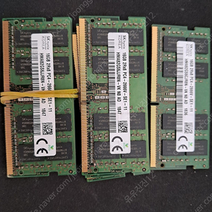SK 노트북메모리 DDR4 16G 2666v 싸게 팝니다.