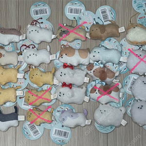 yell 츠부라나 히토미노 강아지 고양이 동물 미니 인형키링 인형뽑기