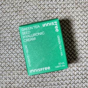 이니스프리 그린티 씨드 히알루론산 크림 50ml