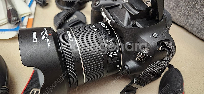 캐논 EOS 200D 18-55 IS STM 정품 풀셋--5