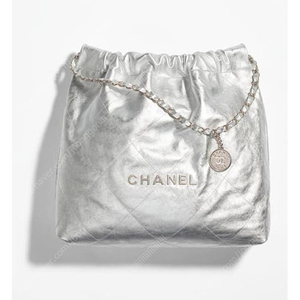 새상품 샤넬 22백 실버