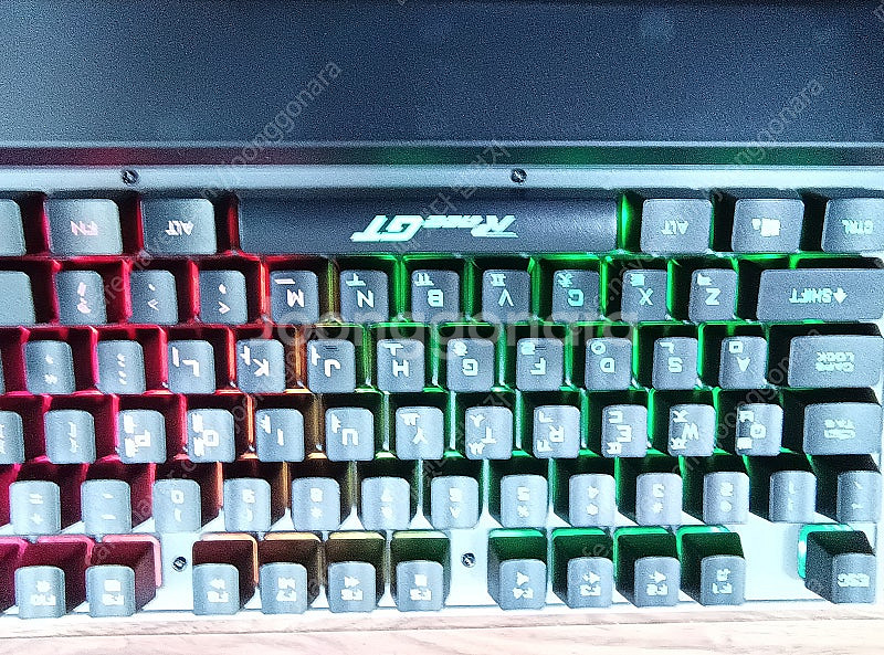 RaceGT KJQ902 게이밍 키보드 레인보우 백라이...--0