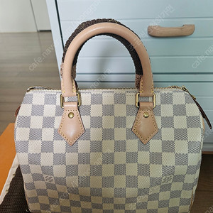 정품 루이비통 스피디 다미에 아주르 25