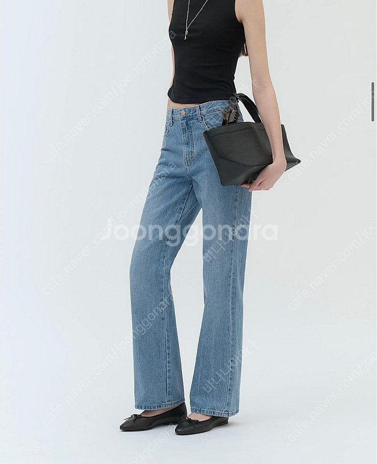 포유온 river straight denim--0