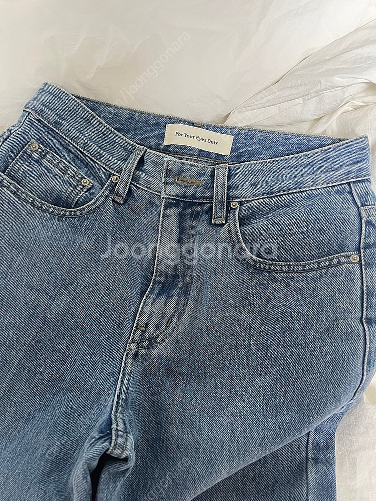 포유온 river straight denim--2