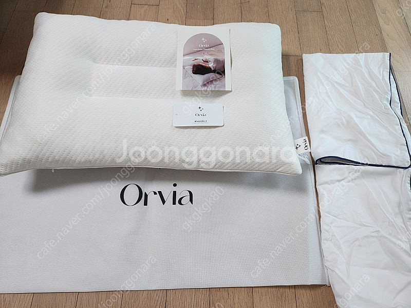 오르비아 경추 베개 박스 개봉 새제품 팝니다--1
