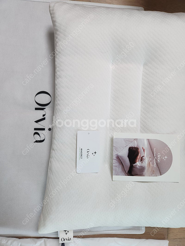 오르비아 경추 베개 박스 개봉 새제품 팝니다--4