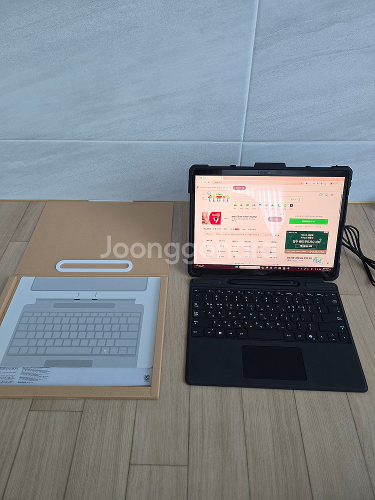 마이크로소프트 서피스 프로x sq1 8G 256G 셀룰...--8