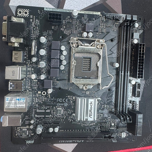 Asrock h410m-hdv 메인보드 팝니다.