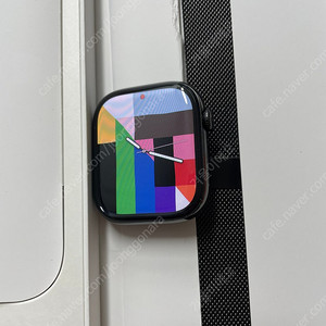 애플워치10티타늄 슬레이트 46mm 밀레니즈 신품급