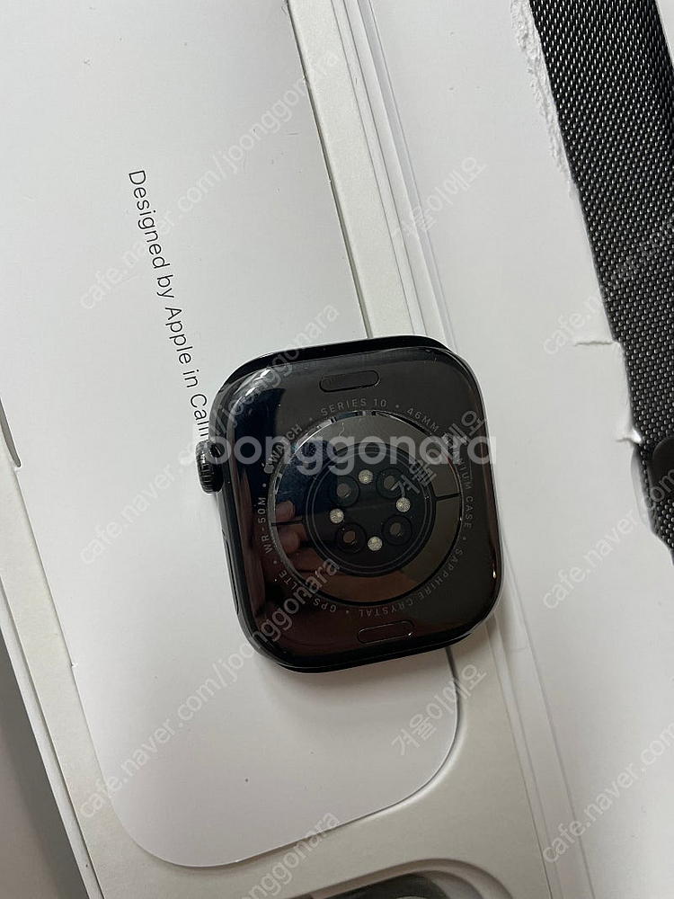 애플워치10티타늄 슬레이트 46mm 밀레니즈 신품급--1