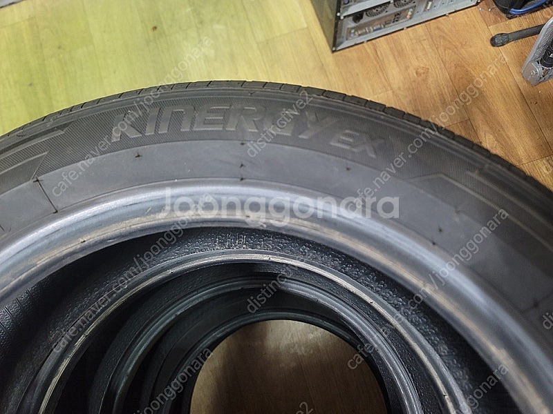중고타이어 한국타이어 키너지EX 165 60 15 한대...--2