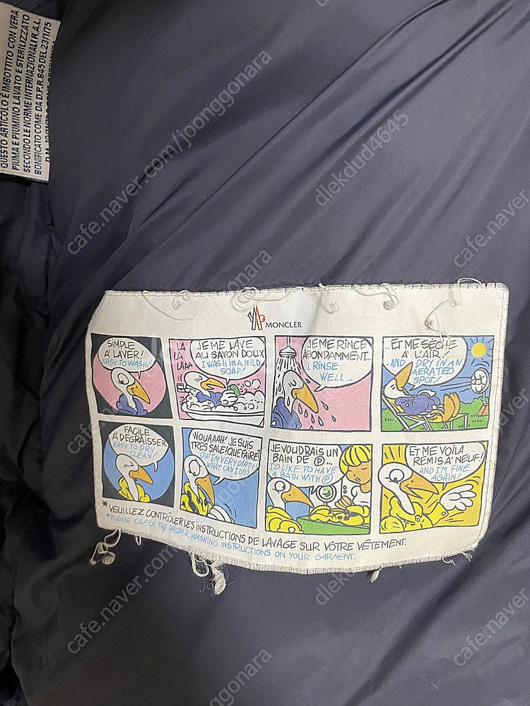 [3] 몽클레어 몽제네르브 패딩 네이비--5