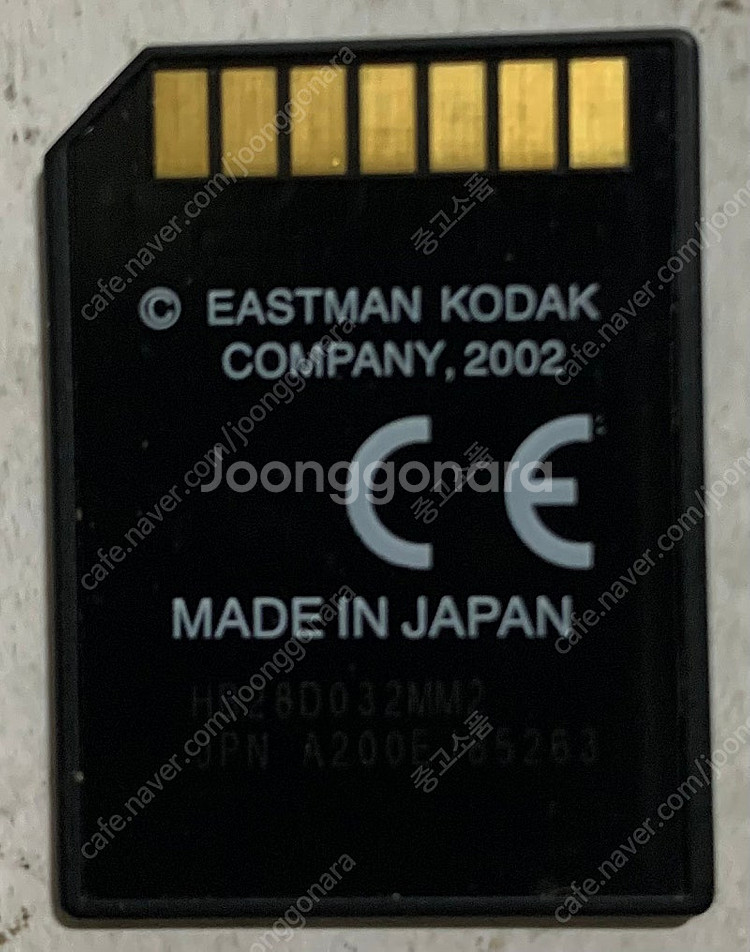 코닥 7핀 SD카드 저용량 32메가 판매--1