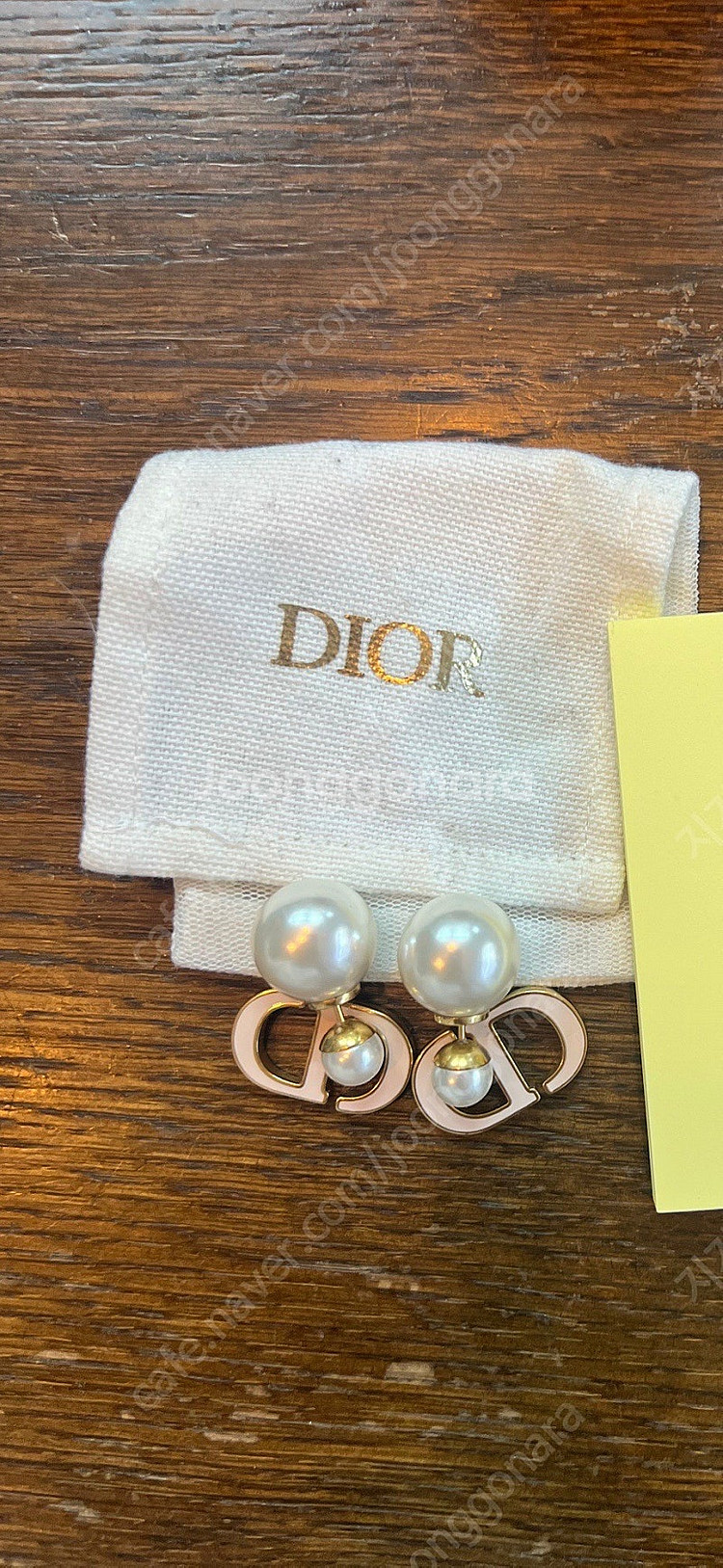 dior 진주귀걸이.--5