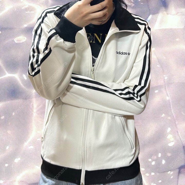 아디다스 베켄바우어 져지 화이트 흰검 범고래 90 이미지