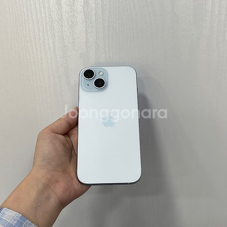 97161 아이폰15 블루 128GB 부산 중고폰 팝니...--2