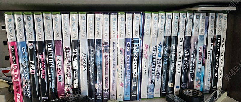 xbox360본체+키넥트+무선컨트롤러2개+게임타이틀 2...--2