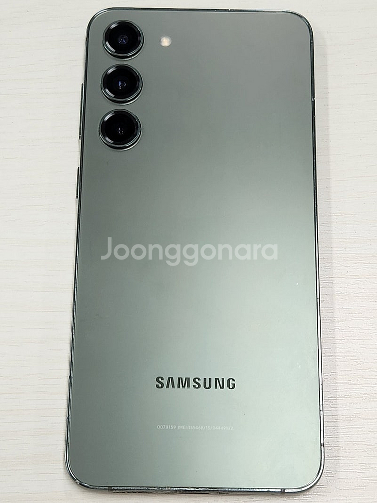 갤럭시 S23플러스 그린색상 256용량 상태좋은 무잔상...--0