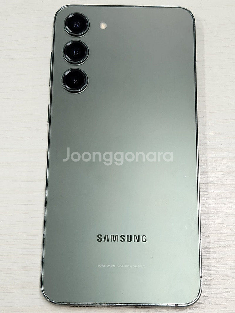 갤럭시 S23플러스 그린색상 256용량 상태좋은 무잔상...--2