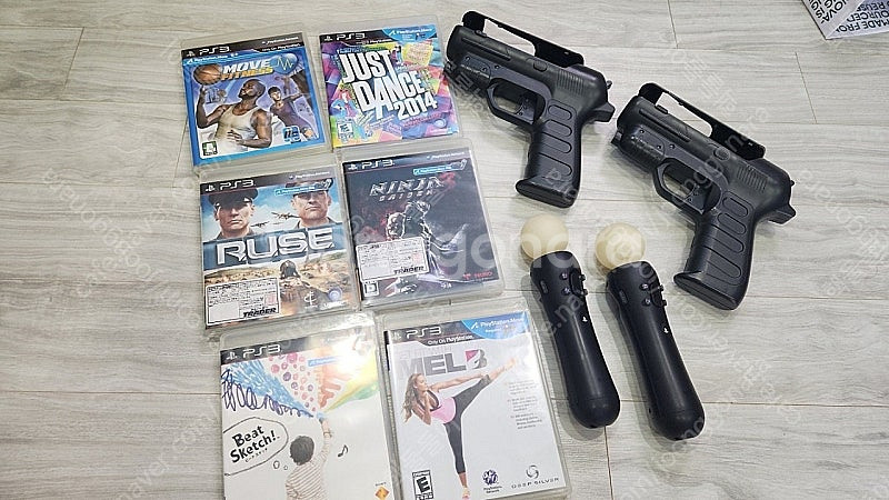 ps3 무브봉+대응게임7개 일괄 택포 10.0--0