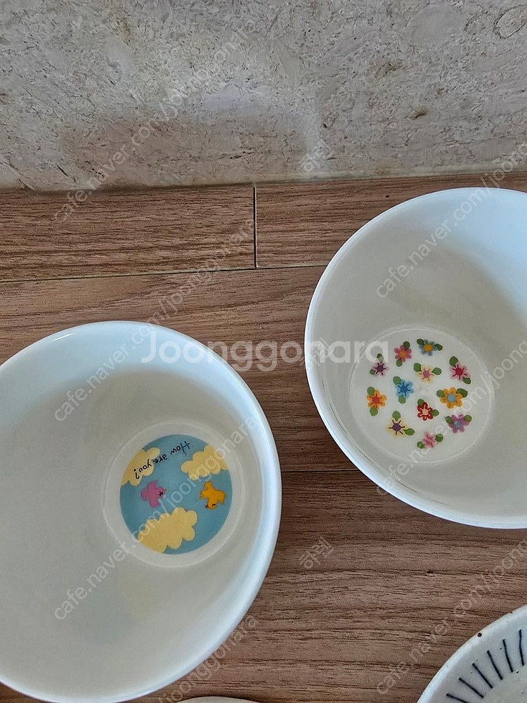일본 그릇 접시 머그컵 6p (일괄.7천원--8