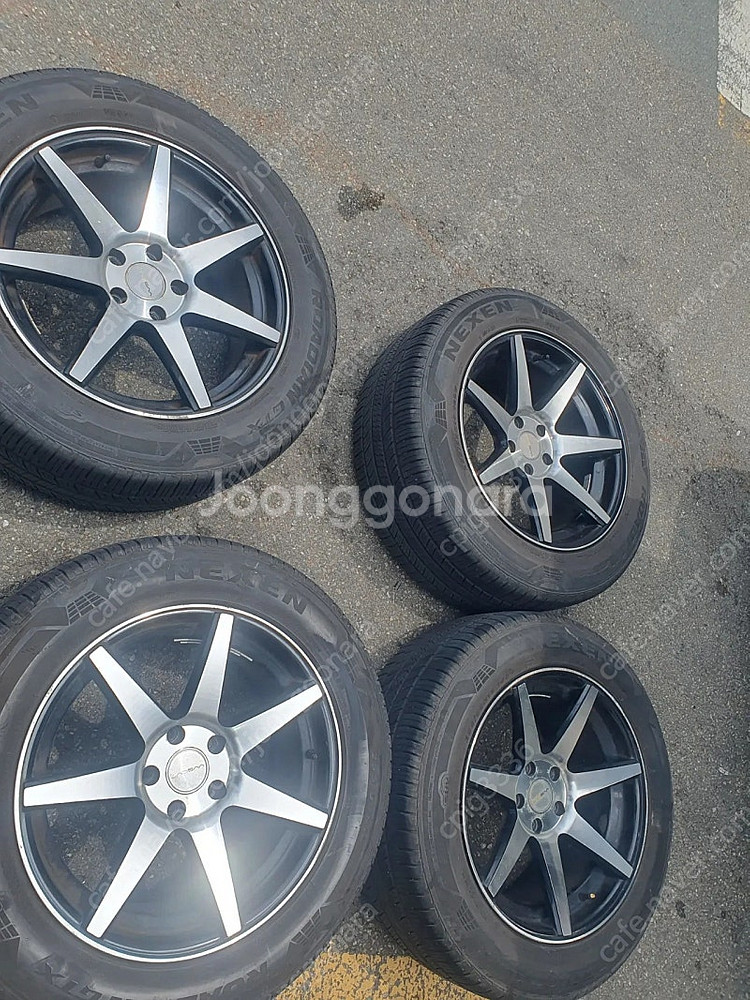 CV7 18인치실버 8J 9J (산타페CM에사용) 25...--5