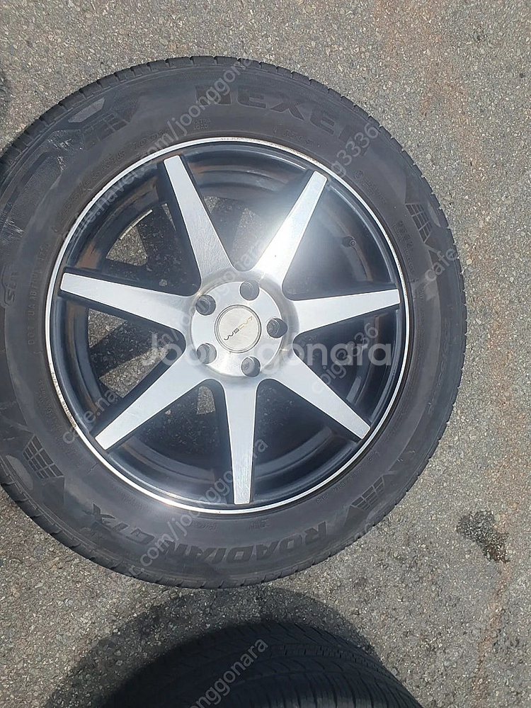 CV7 18인치실버 8J 9J (산타페CM에사용) 25...--6