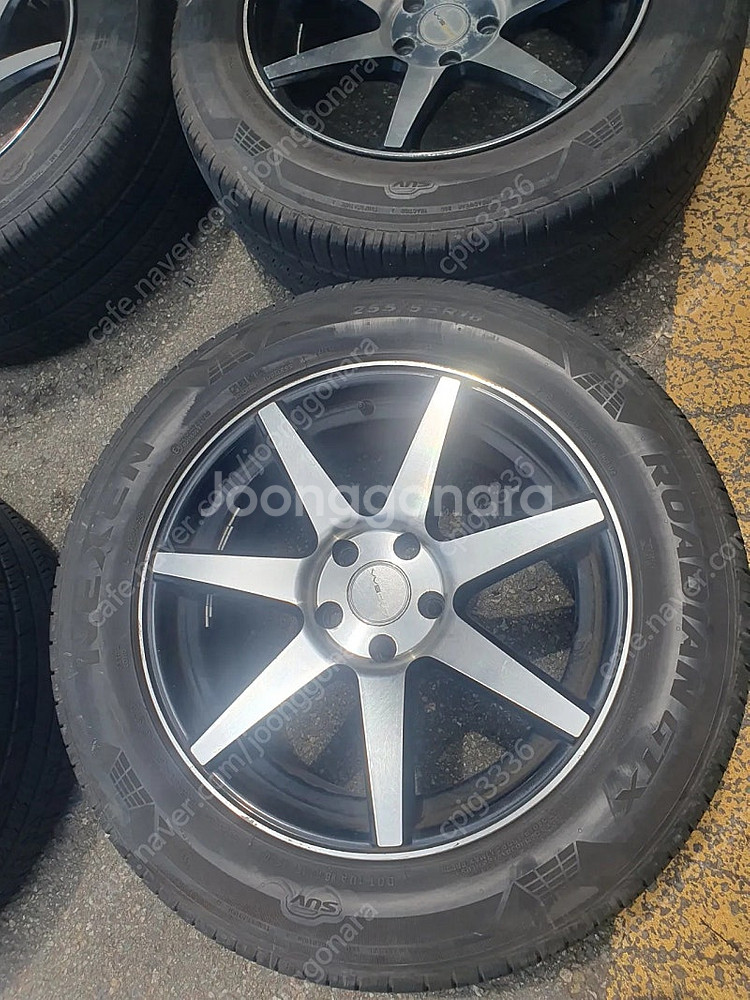 CV7 18인치실버 8J 9J (산타페CM에사용) 25...--7