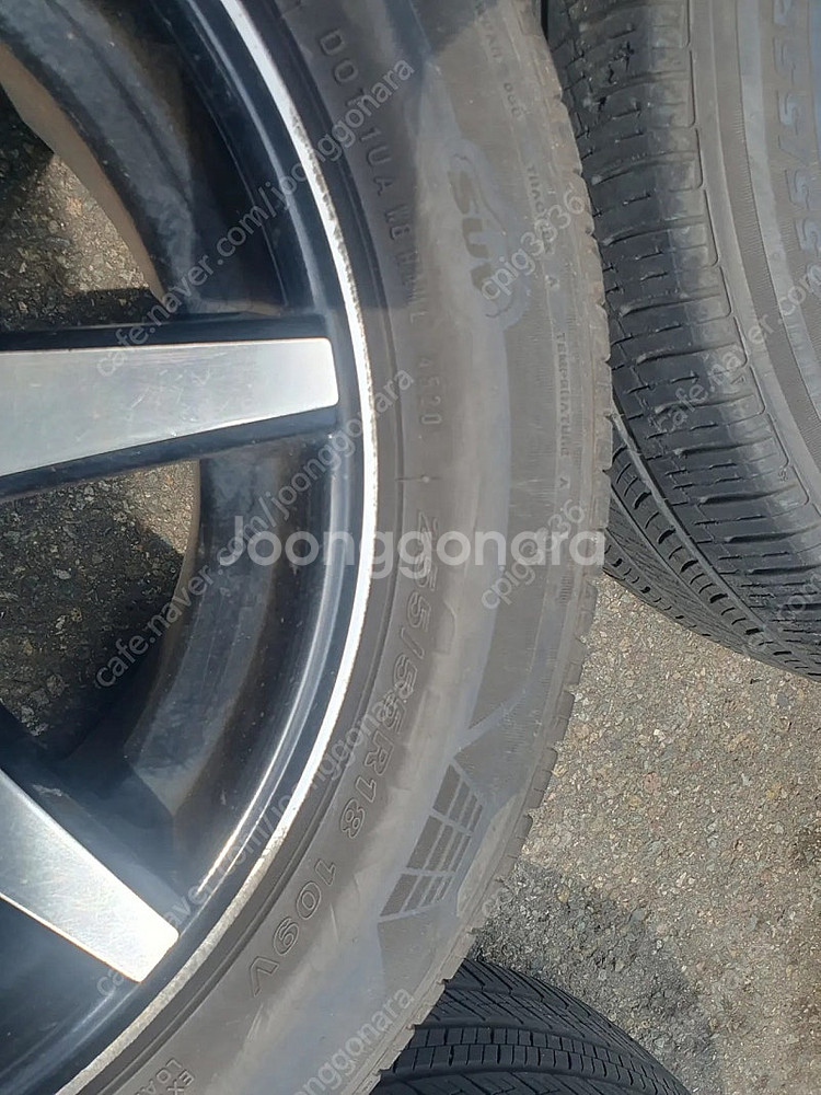 CV7 18인치실버 8J 9J (산타페CM에사용) 25...--8