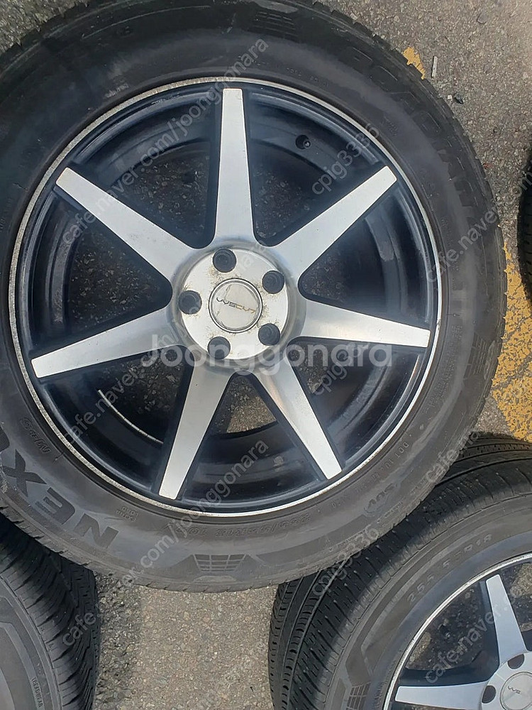 CV7 18인치실버 8J 9J (산타페CM에사용) 25...--9