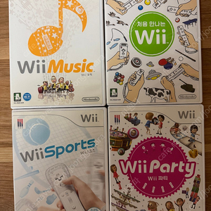 닌텐도위 wii 인기게임 4개 일괄 판매 합니다.