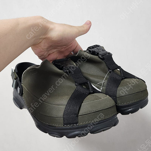 빔즈 크록스 코브라 올리브 270(새상품) BEAMS CROCS 콜라보