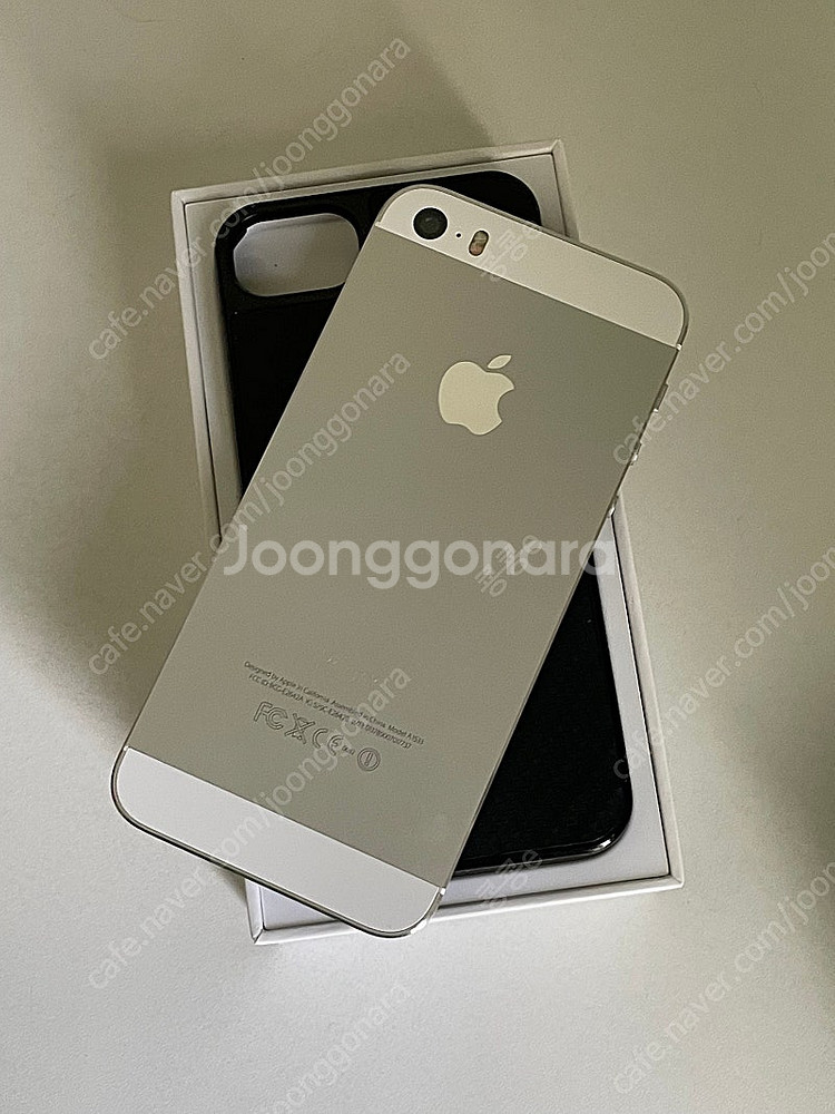 아이폰5s 64gb 실버 미국판 무음카메라 박스포함--4