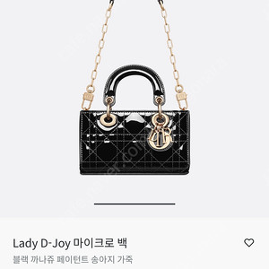 디올 레이디 D-Joy 마이크로백 / 마지막 금액 인하