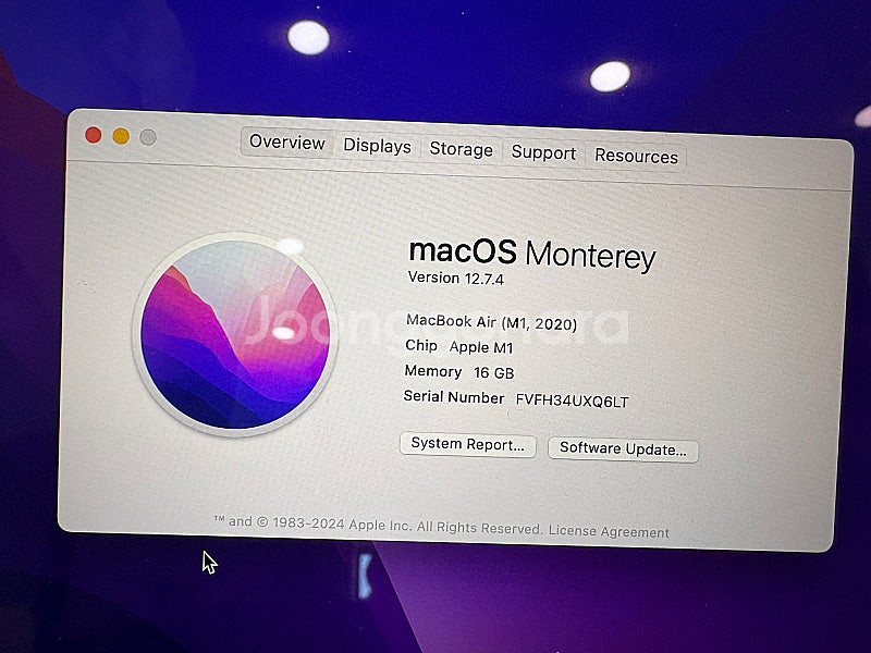 맥북에어 M1 (2020) 13.3인치, 램16GB, ...--9