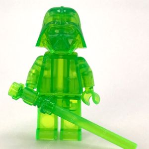 정품 레고 프로토타입 클리어버전 다스베이더+광선검 포함 (Translucent Green, Translucent black)