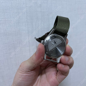 해밀턴 카키필드 메카니컬 데이트 구형(녹판)
