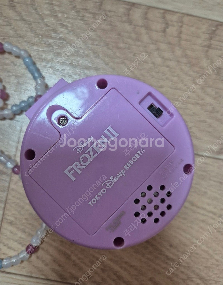 도쿄디즈니랜드 겨울왕국 엘사 안나 목걸이--3