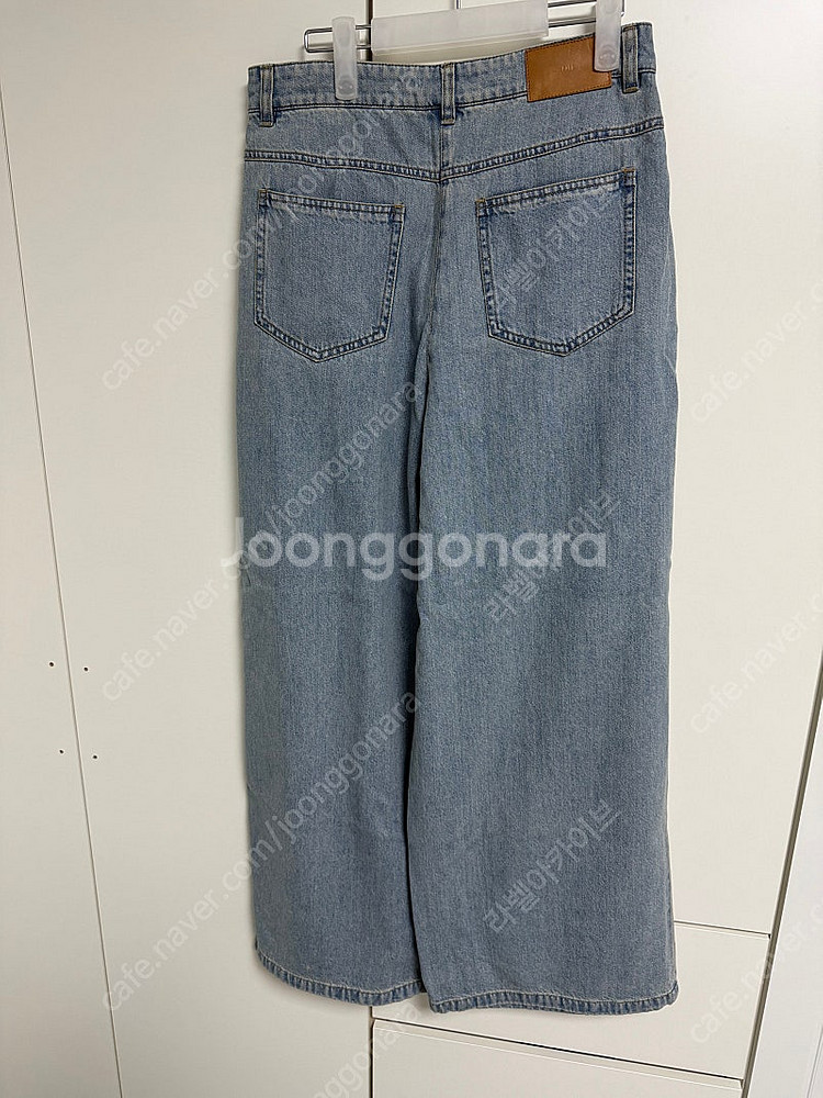 2025 더캐시미어 투턱 와이드 데님 팬츠 한섬--1