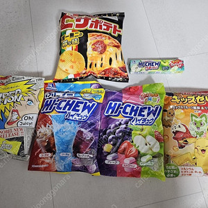 일본 하이츄 젤리, 노벨 슈퍼레몬, 포켓몬, 감자칩