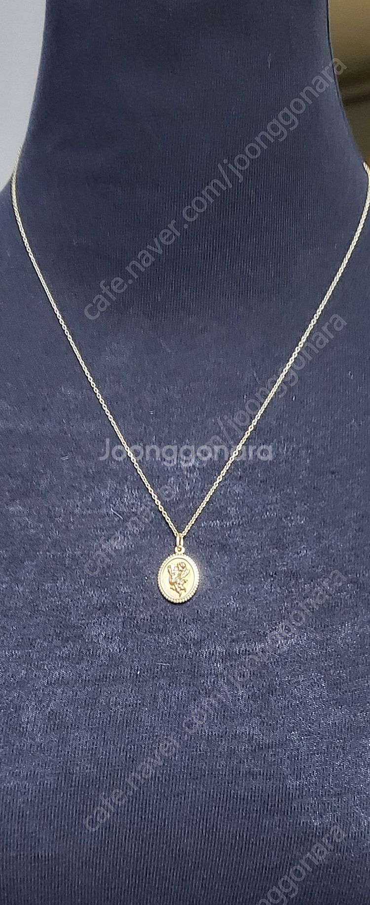 14k 코인목걸이--0